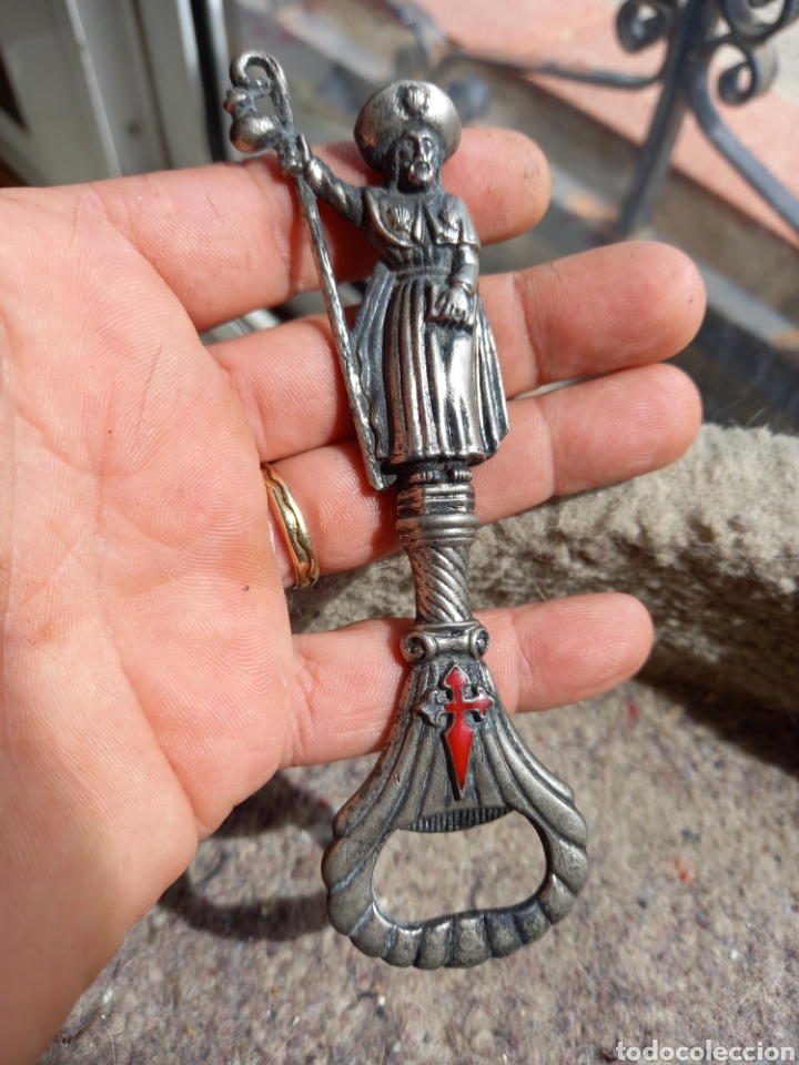 Abrebotellas y sacacorchos de colecci&oacute;n: ABRIDOR SANTIAGO DE COMPOSTELA - Foto 1