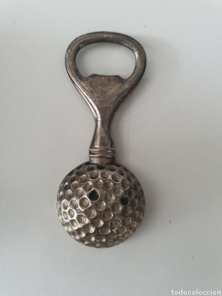 Abrebotellas y sacacorchos de colecci&oacute;n: abridor en forma pelota de golf . - Foto 1