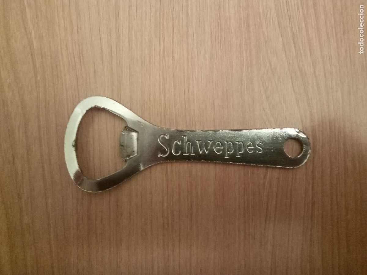 Abrebotellas y sacacorchos de colecci&oacute;n: Abridor Schweppes - Foto 1