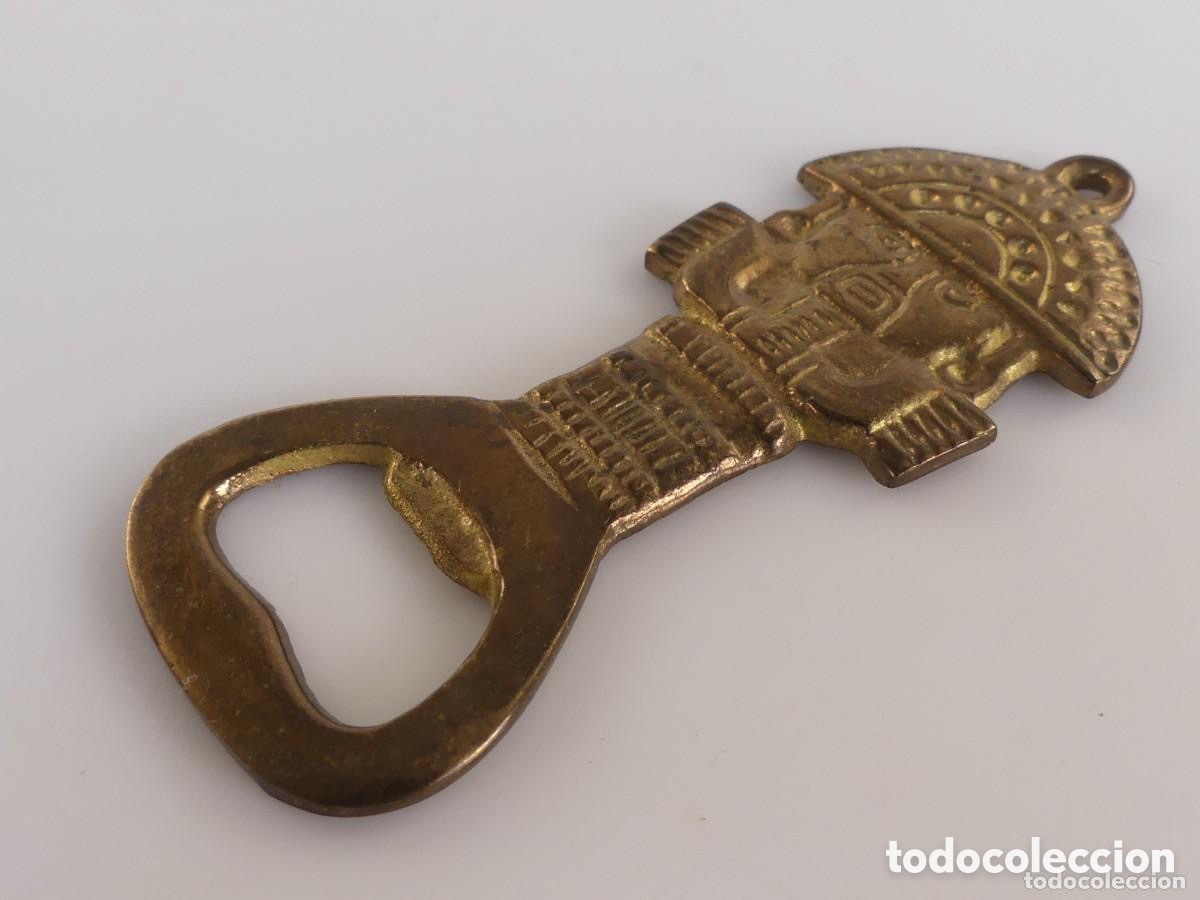 Abrebotellas y sacacorchos de colecci&oacute;n: Abrebotellas de bronce , Maya - Foto 4