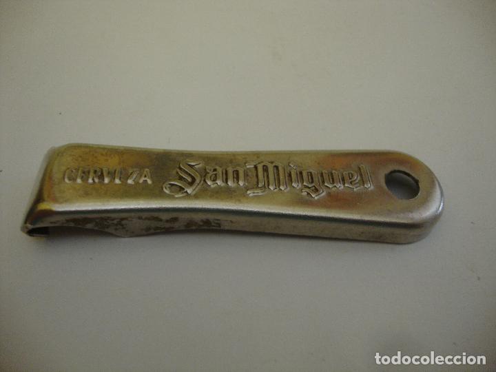 Ouvre-bouteilles et tire-bouchons &agrave; collectionner : ABRIDOR CERVEZA SAN MIGUEL