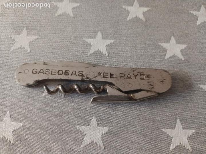 Ouvre-bouteilles et tire-bouchons &agrave; collectionner : ABRIDOR SACACORCHOS PUBLICIDAD GASEOSAS ESPUMOSOS - EL RAYO -