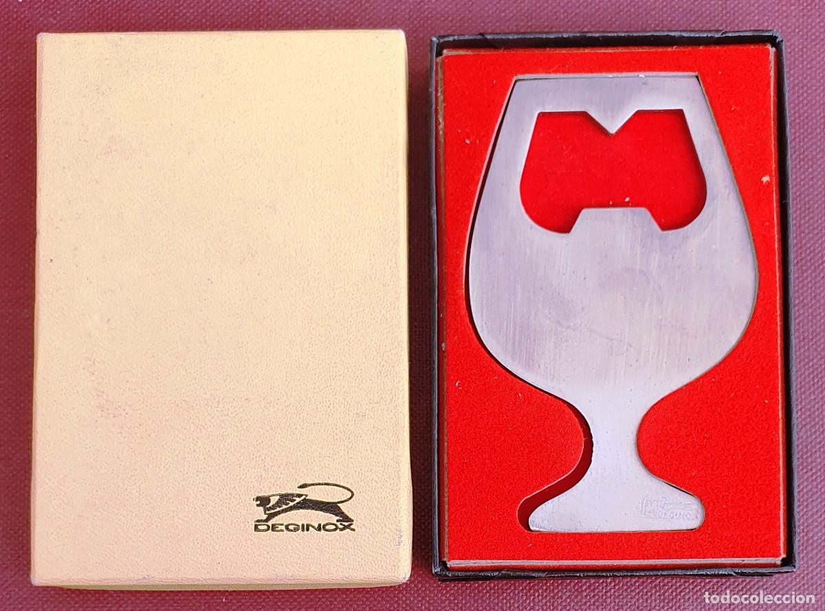 Abrebotellas y sacacorchos de colecci&oacute;n: ABRE BOTELLAS DEGINOX. FORMA DE COPA. - Foto 1