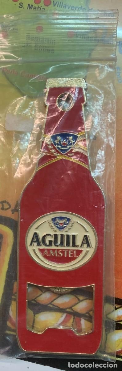 Abrebotellas y sacacorchos de colecci&oacute;n: Abridor abrebotellas Amstel con forma de botella - Foto 1