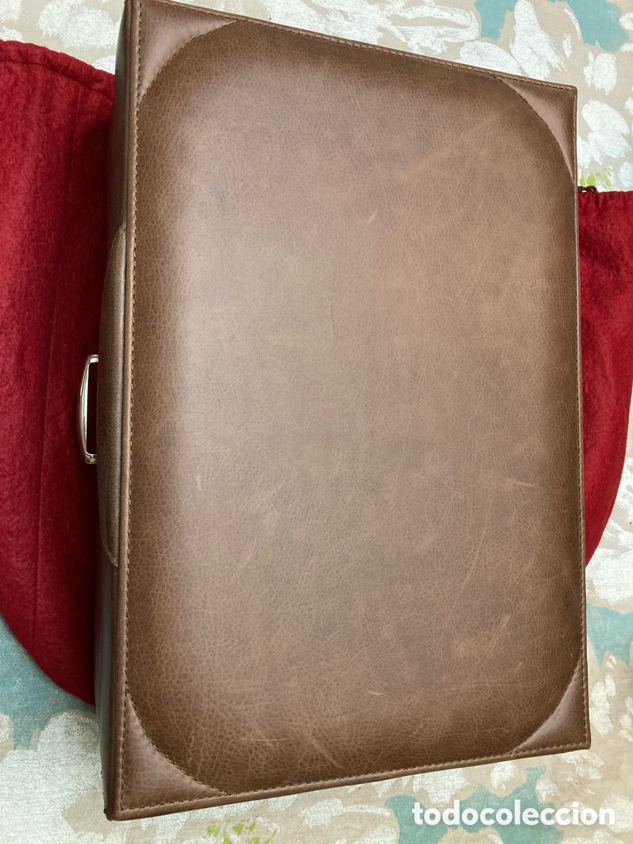 Abrebotellas y sacacorchos de colecci&oacute;n: Estuche con dos copas + abridor bronce - Foto 1
