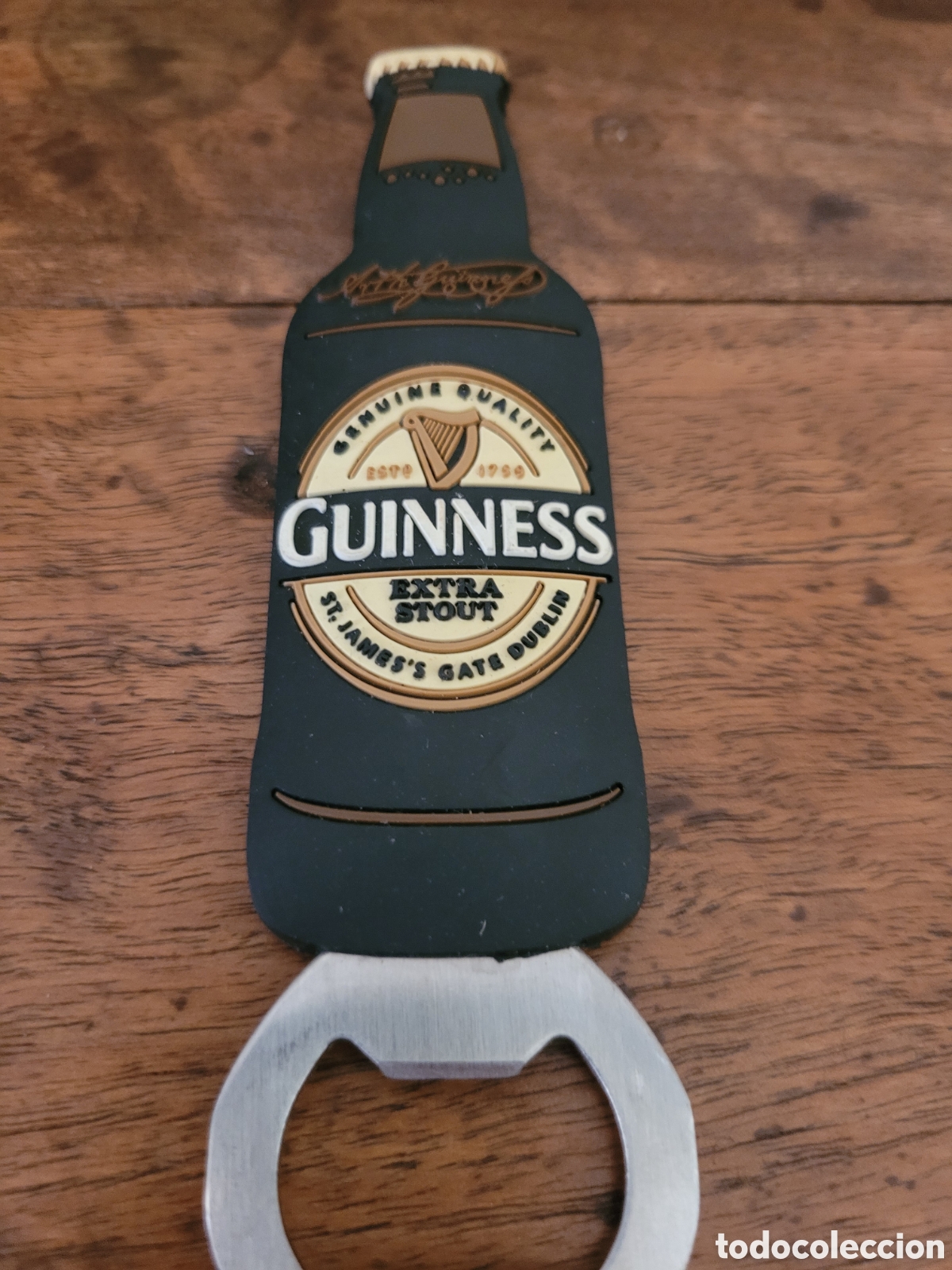 Abrebotellas y sacacorchos de colecci&oacute;n: Abridor Iman Guinness - Foto 5