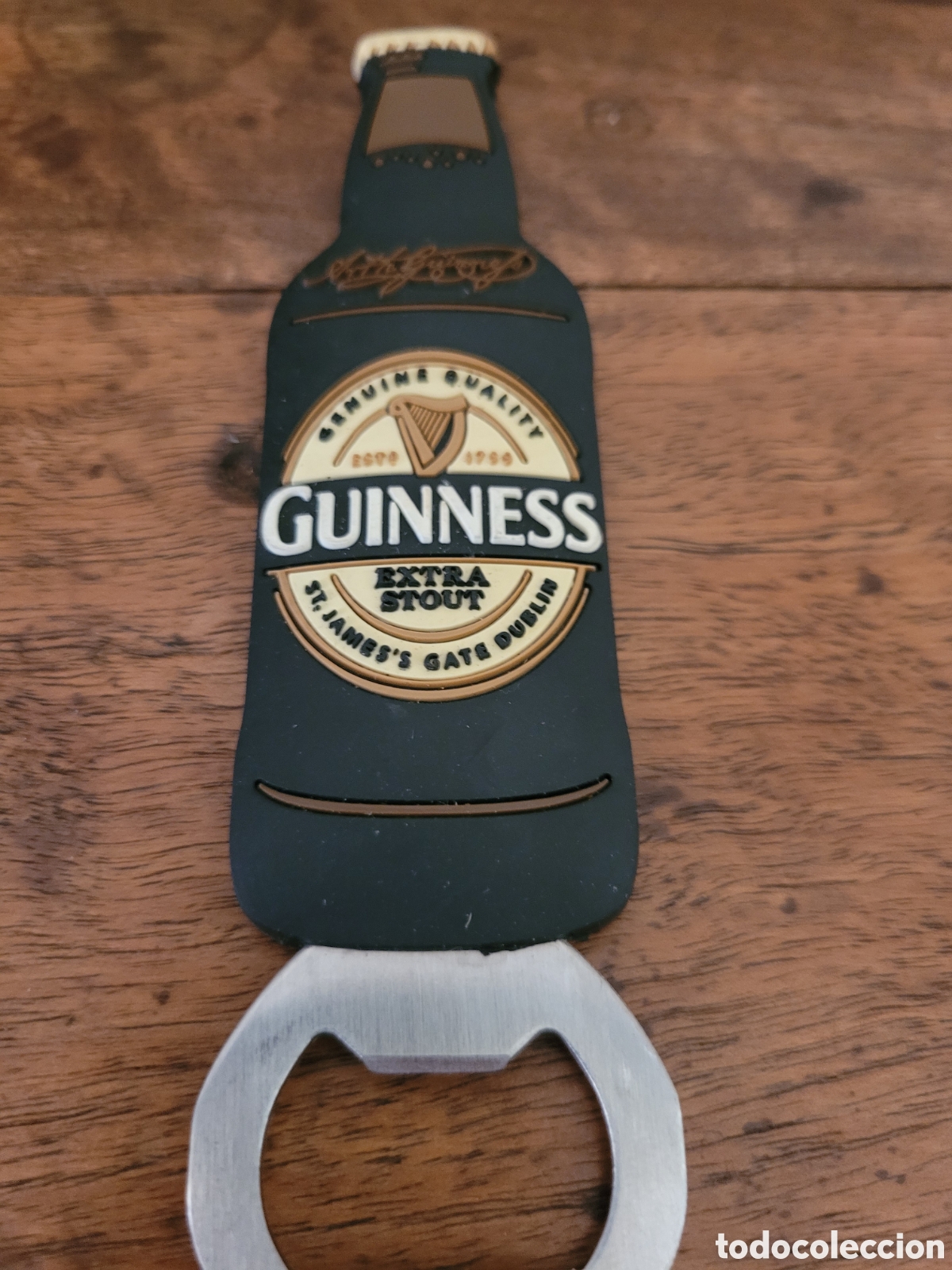 Abrebotellas y sacacorchos de colecci&oacute;n: Abridor Iman Guinness - Foto 6