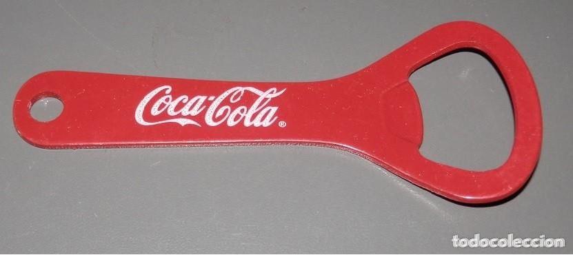Abrebotellas y sacacorchos de colecci&oacute;n: ABREBOTELLAS ROJO COCA-COLA - Foto 1