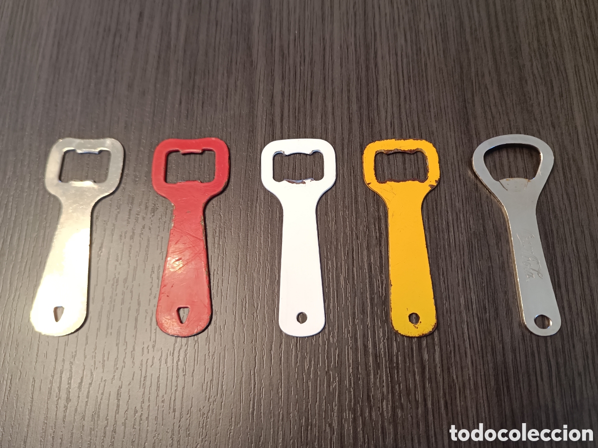 Abrebotellas y sacacorchos de colecci&oacute;n: Lote Antiguos Abridores A&ntilde;os 80 - 2000