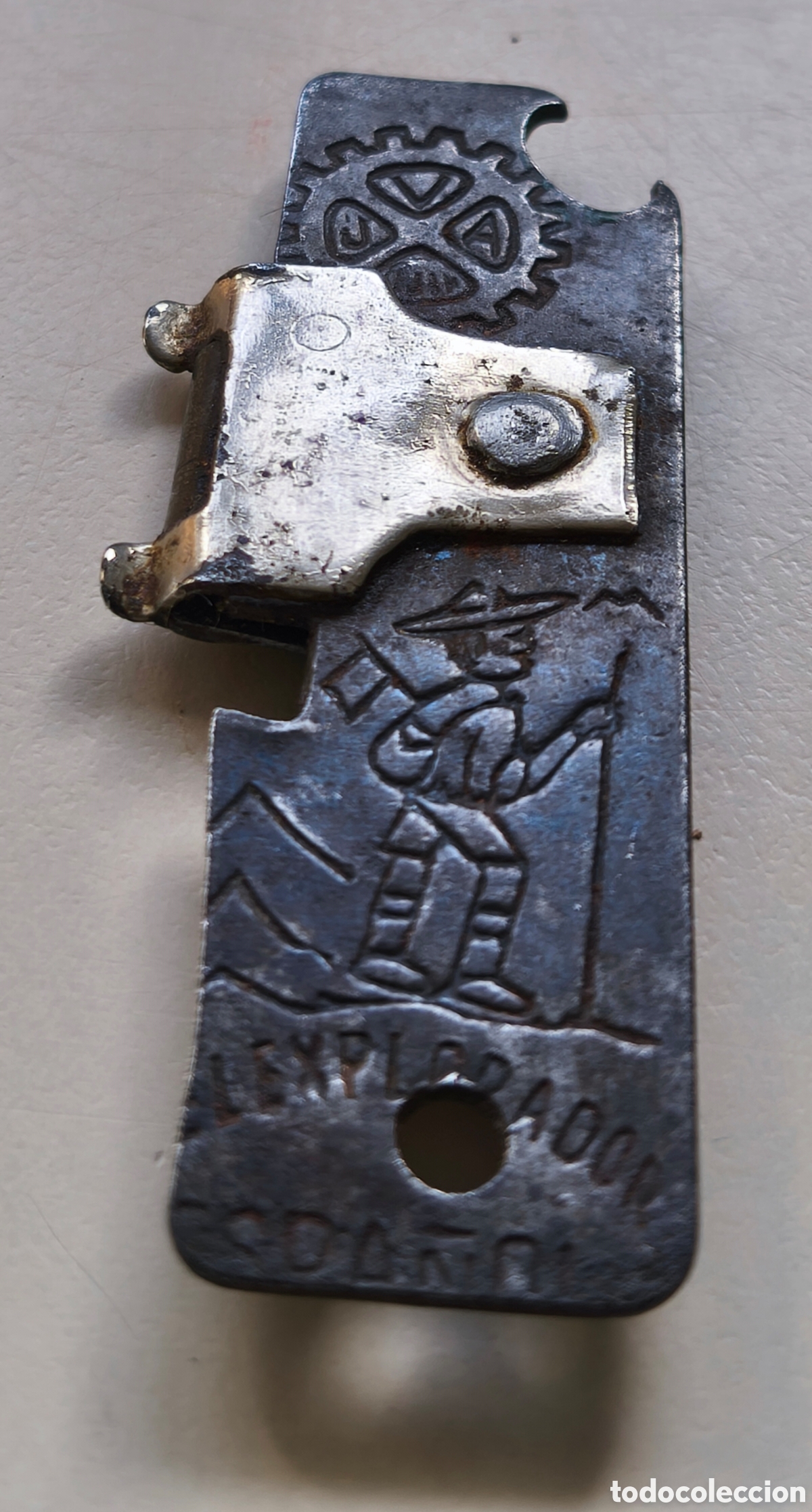 Abrebotellas y sacacorchos de colecci&oacute;n: Muy antigua abre latas y chapas , , EL EXPLORADOR ESPA&Ntilde;OL