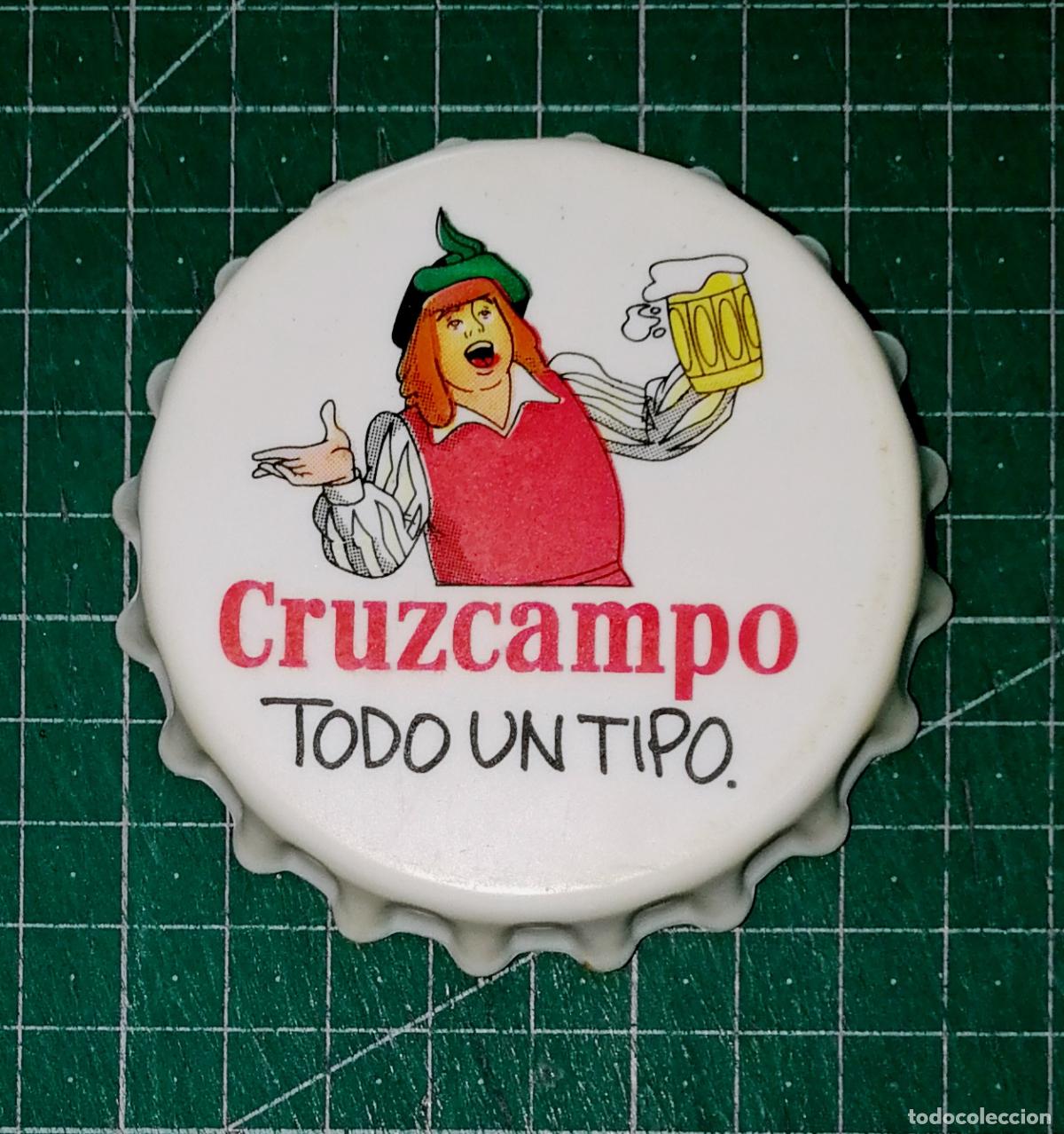 Abrebotellas y sacacorchos de colecci&oacute;n: IM&Aacute;N. ABRIDOR. ABREBOTELLAS. CRUZCAMPO. TODO UN TIPO. - PUVENSA, ca. 1992. - 8 cm de di&aacute;metro