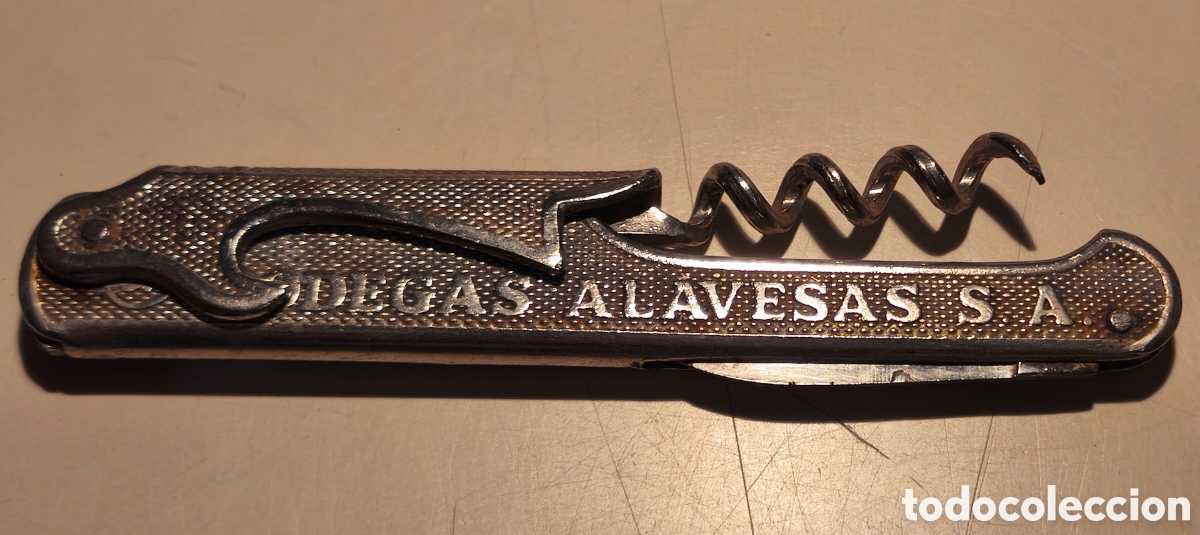 Abrebotellas y sacacorchos de colecci&oacute;n: ABREBOTELLAS SACACORCHOS BODEGAS ALAVESAS SA SOLAR DE SAMANIEGO RIOJA ALAVESA