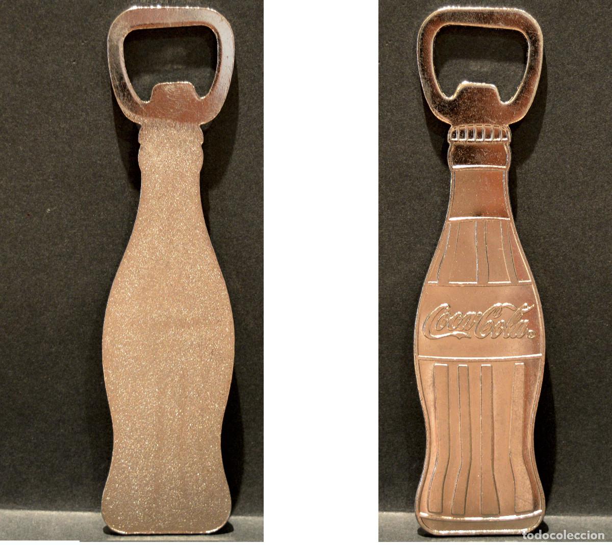 Abrebotellas y sacacorchos de colecci&oacute;n: ABREBOTELLAS METALICO PUBLICIDAD BOTELLA DE COCA COLA