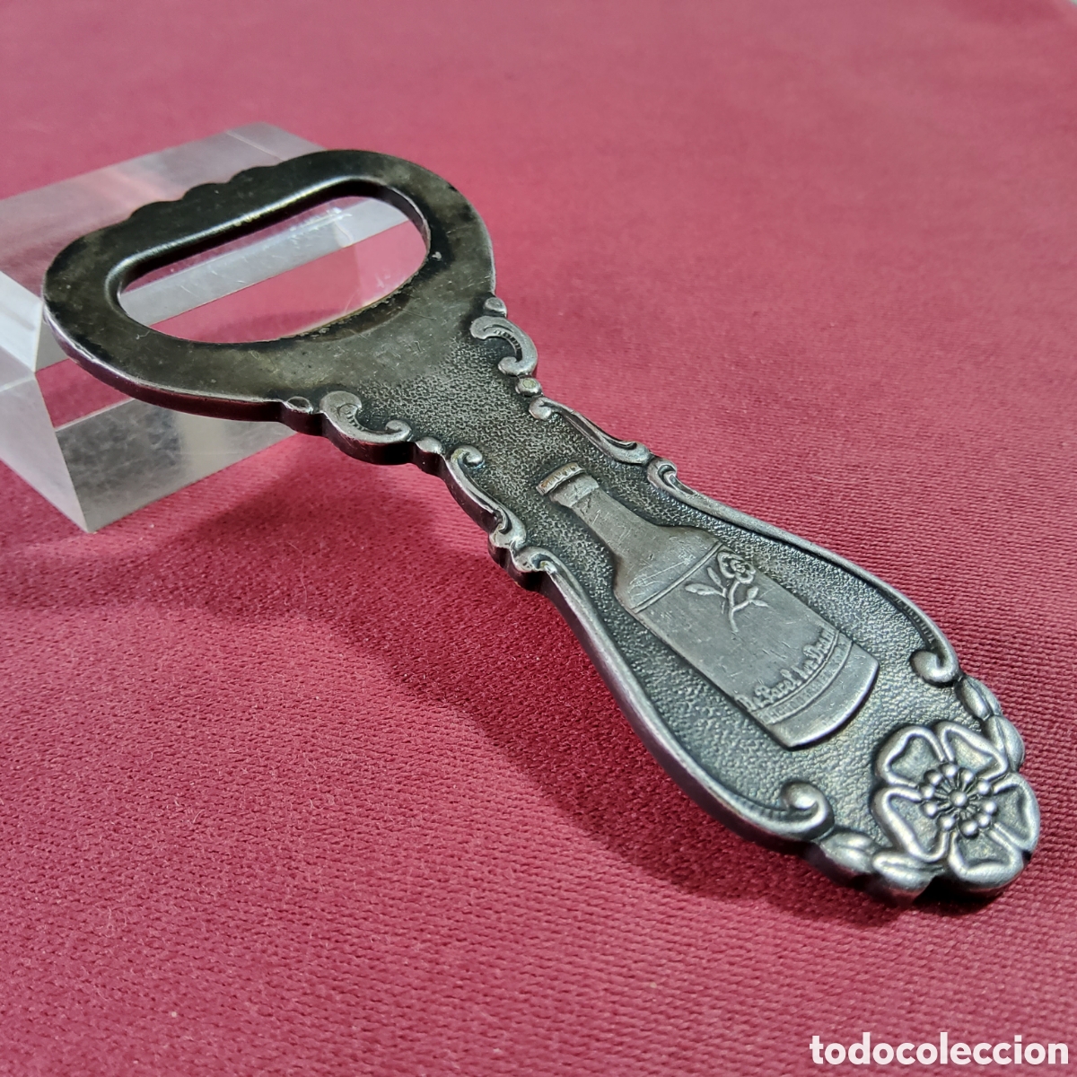 Abre-c&aacute;psulas e Saca-rolhas de cole&ccedil;&atilde;o: EXCLUSIVO ABREBOTELLAS HOLANDES PLATEADO, SOLA 100