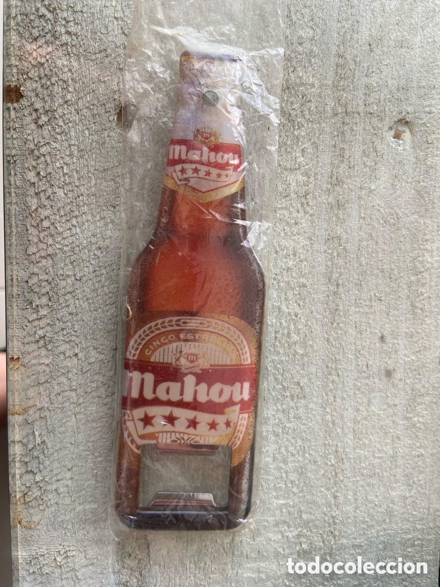 Abrebotellas y sacacorchos de colecci&oacute;n: Abridor botellas Mahou sin usar