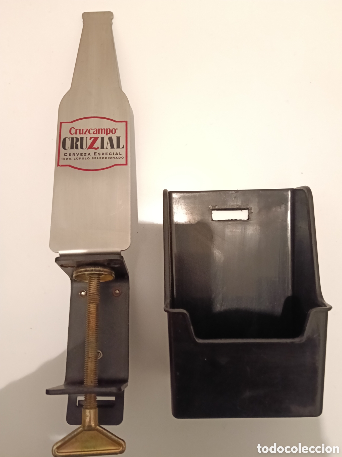 Abrebotellas y sacacorchos de colecci&oacute;n: Abridor de barra, Cruzcampo &rdquo; CRUZIAL &rdquo;.