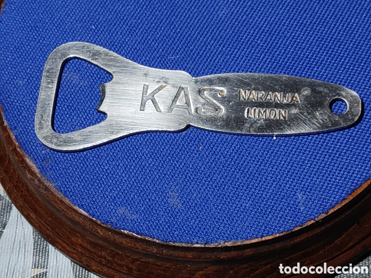 Abrebotellas y sacacorchos de colecci&oacute;n: Abrebotellas KAS Naranja - lim&oacute;n.Vintage.