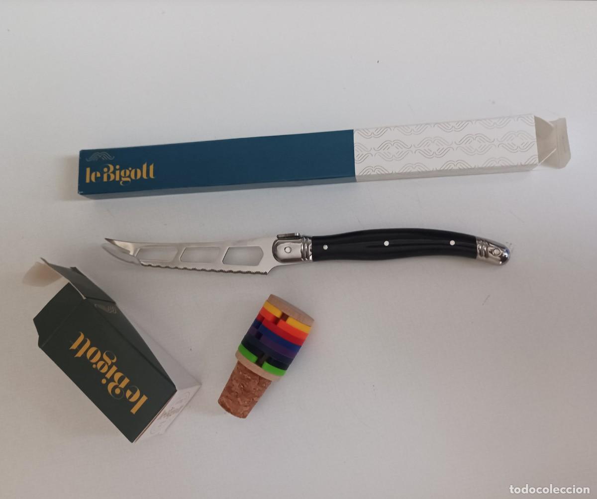 Abrebotellas y sacacorchos de colecci&oacute;n: Cuchillo queso y corcho Bigott.