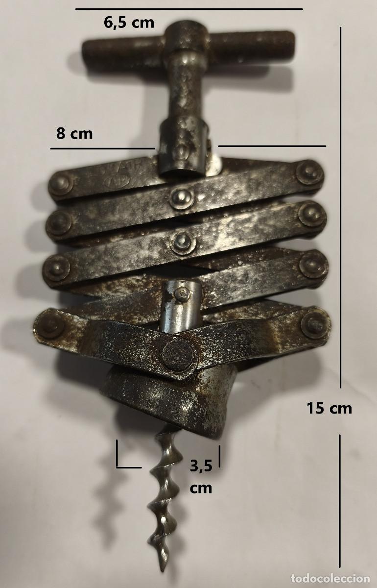 Abrebotellas y sacacorchos de colecci&oacute;n: SACACORCHOS METALICO ANTIGUO EXTENSIBLE