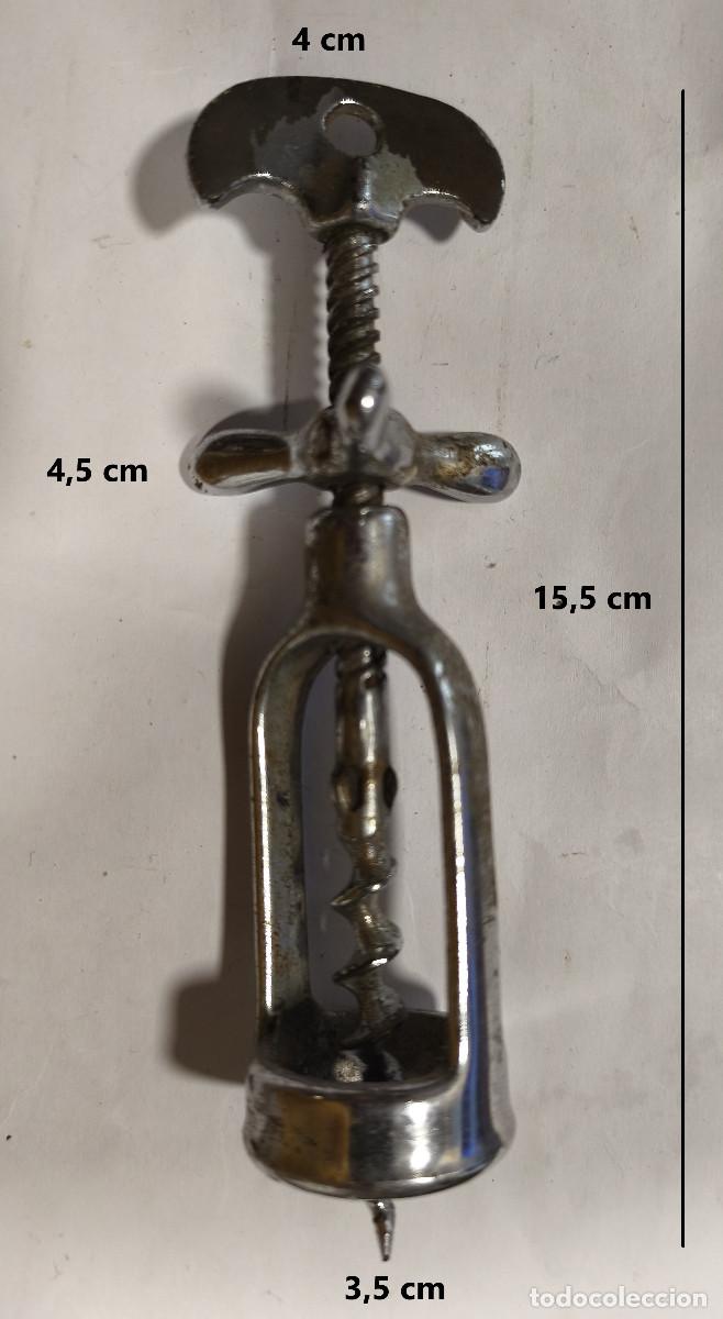 Abrebotellas y sacacorchos de colecci&oacute;n: SACACORCHOS MET&Aacute;LICO ANTIGUO