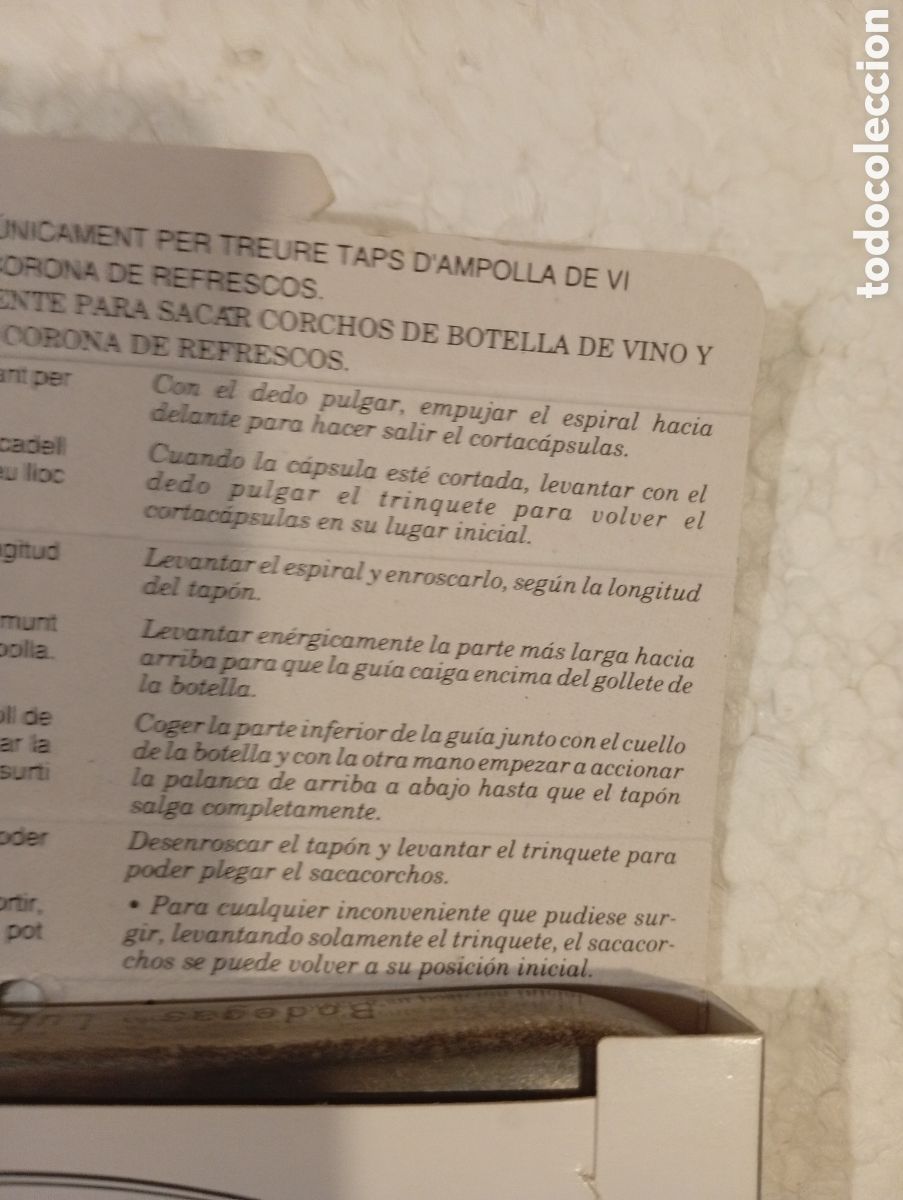 Abrebotellas y sacacorchos de colecci&oacute;n: PUIGPULL. LESTIRATAPS. EL SACACORCHOS. - Foto 9