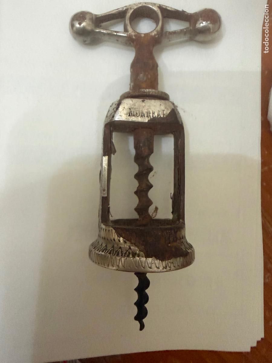 Abrebotellas y sacacorchos de colecci&oacute;n: Antiguo sacacorchos Monreal