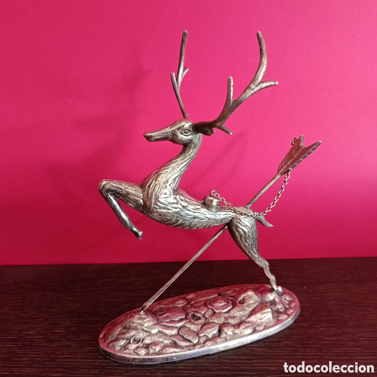 Abrebotellas y sacacorchos de colecci&oacute;n: Calentador de co&ntilde;ac vintage ,ba&ntilde;o plata