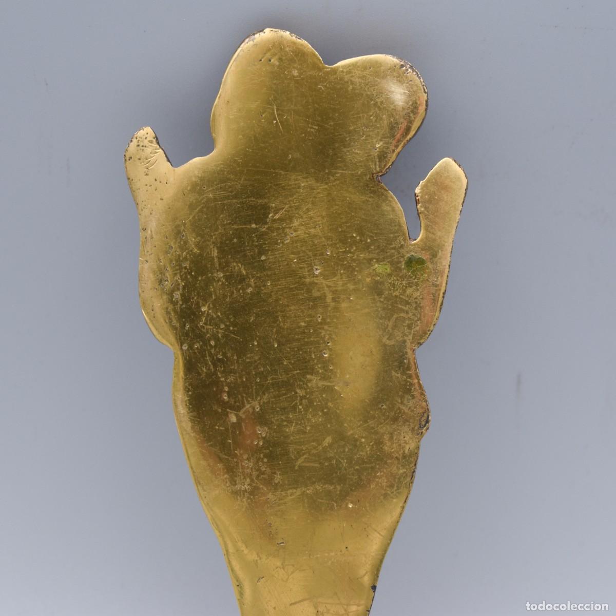 Abrebotellas y sacacorchos de colecci&oacute;n: Abridor de bronce antiguo - Foto 8