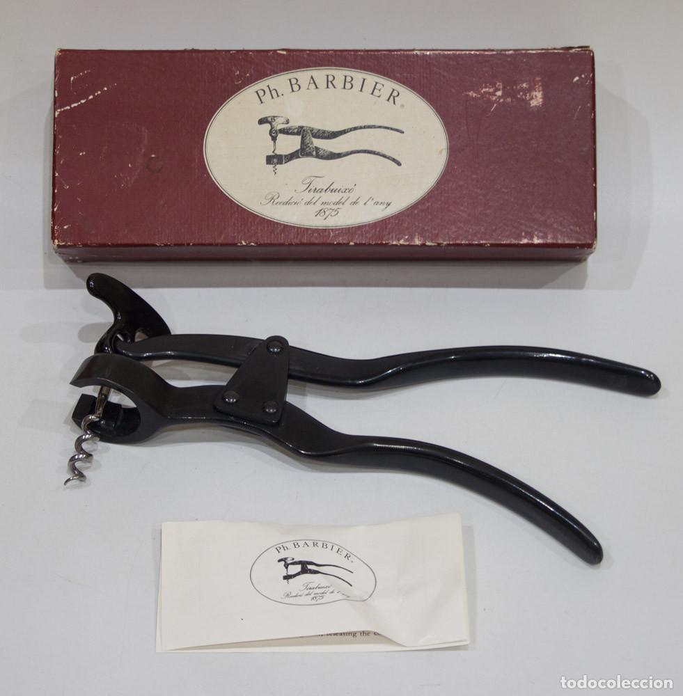 Abrebotellas y sacacorchos de colecci&oacute;n: SACACORHOS PH. BARBIER. REEDICION DEL MODELO DEL A&Ntilde;O 1875.