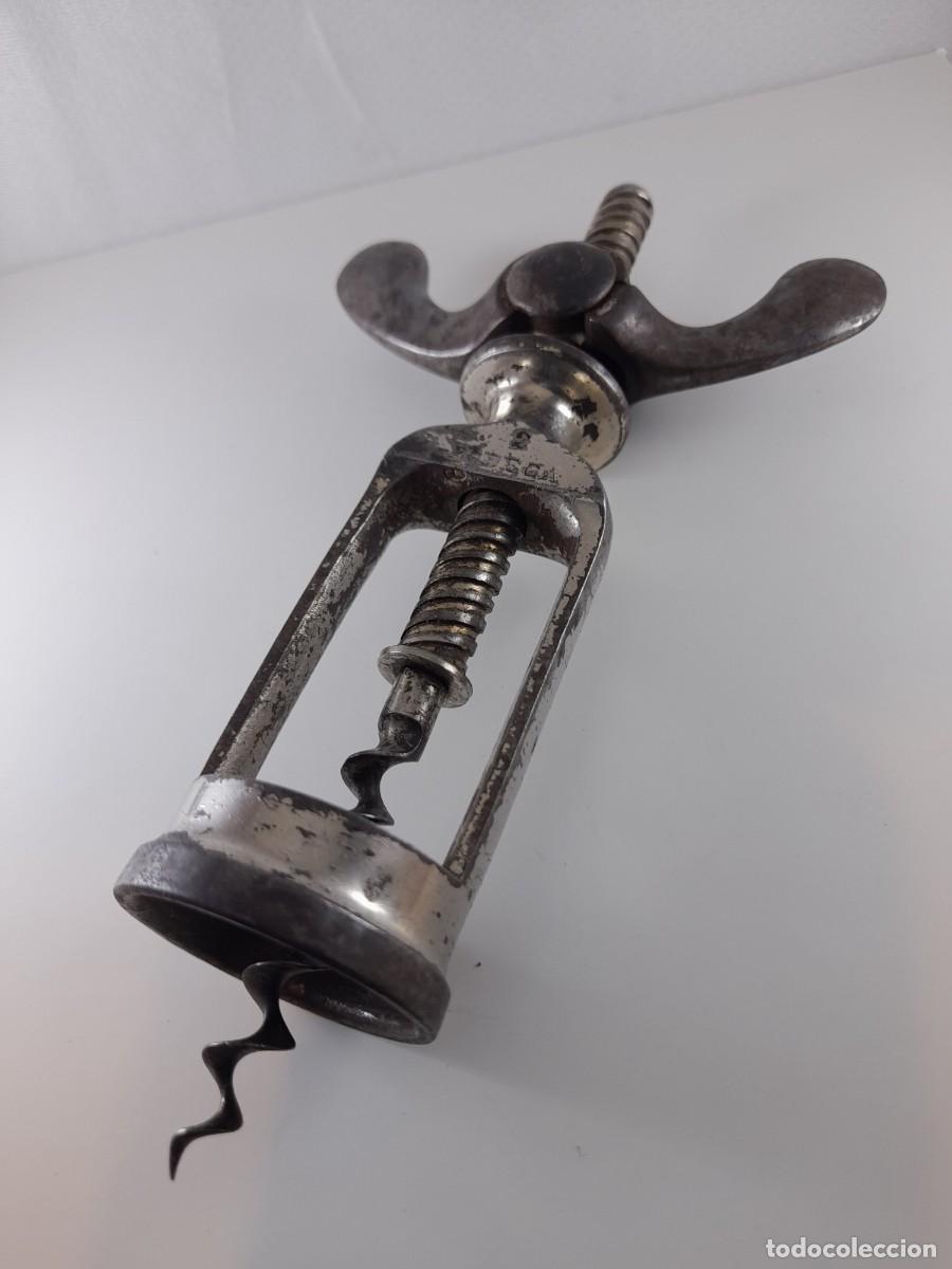 Abrebotellas y sacacorchos de colecci&oacute;n: ANTIGUO SACACORCHOS COLECCI&Oacute;N &rdquo;BODEGA&rdquo; Patente a&ntilde;o 1898 Alemania