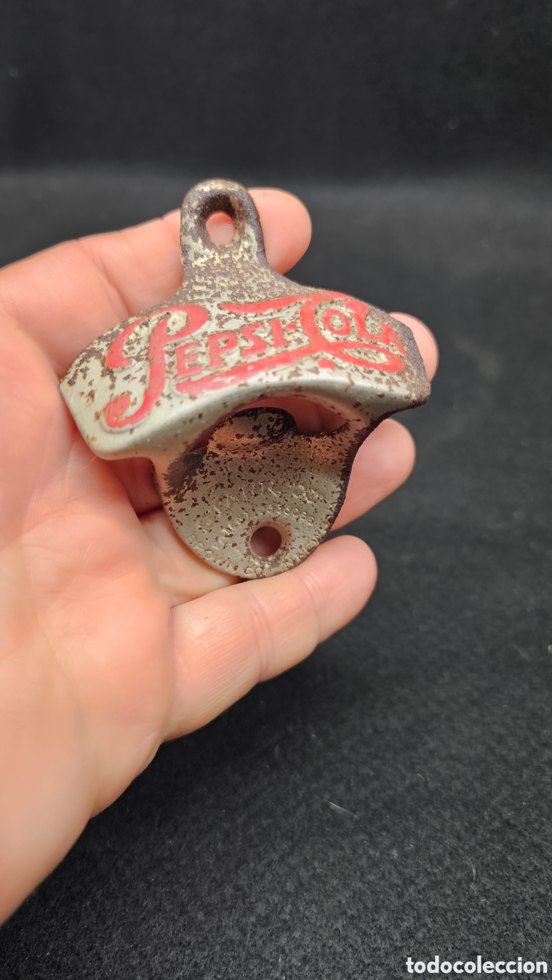 Abrebotellas y sacacorchos de colecci&oacute;n: Antiguo sacatapas de pepsi cola
