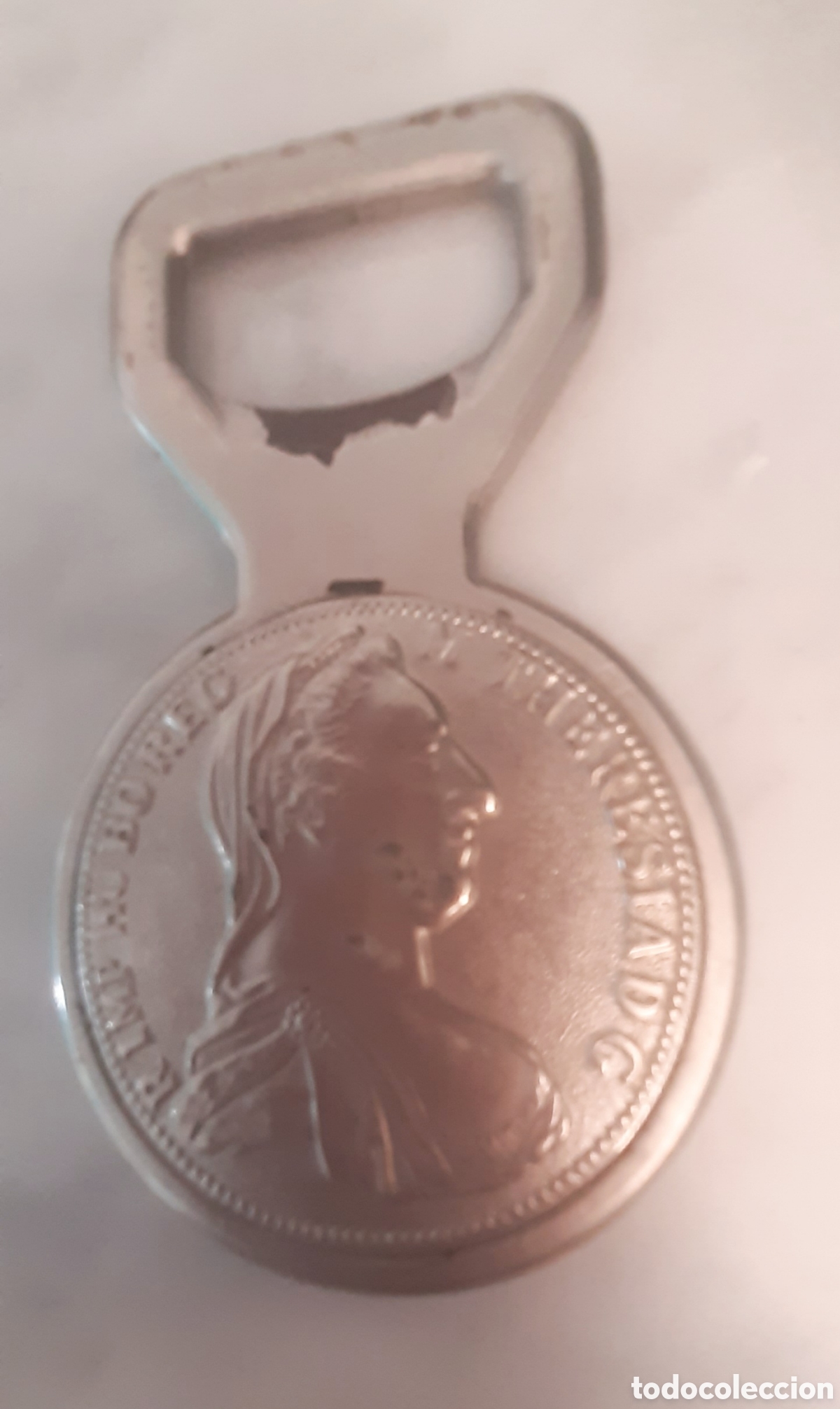 Abrebotellas y sacacorchos de colecci&oacute;n: antiguo abridor sparkasse - Foto 5
