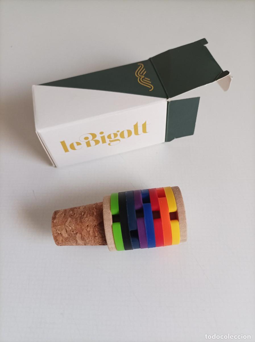 Abrebotellas y sacacorchos de colecci&oacute;n: Corcho con marcadores de vasos o copas
