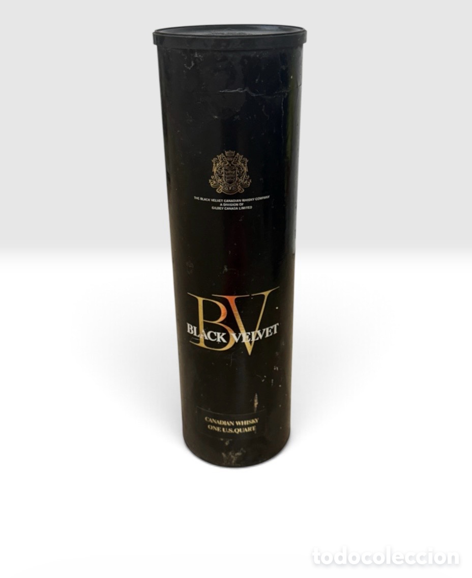 Ouvre-bouteilles et tire-bouchons &agrave; collectionner : Botella vintage de whisky canadiense Black Velvet