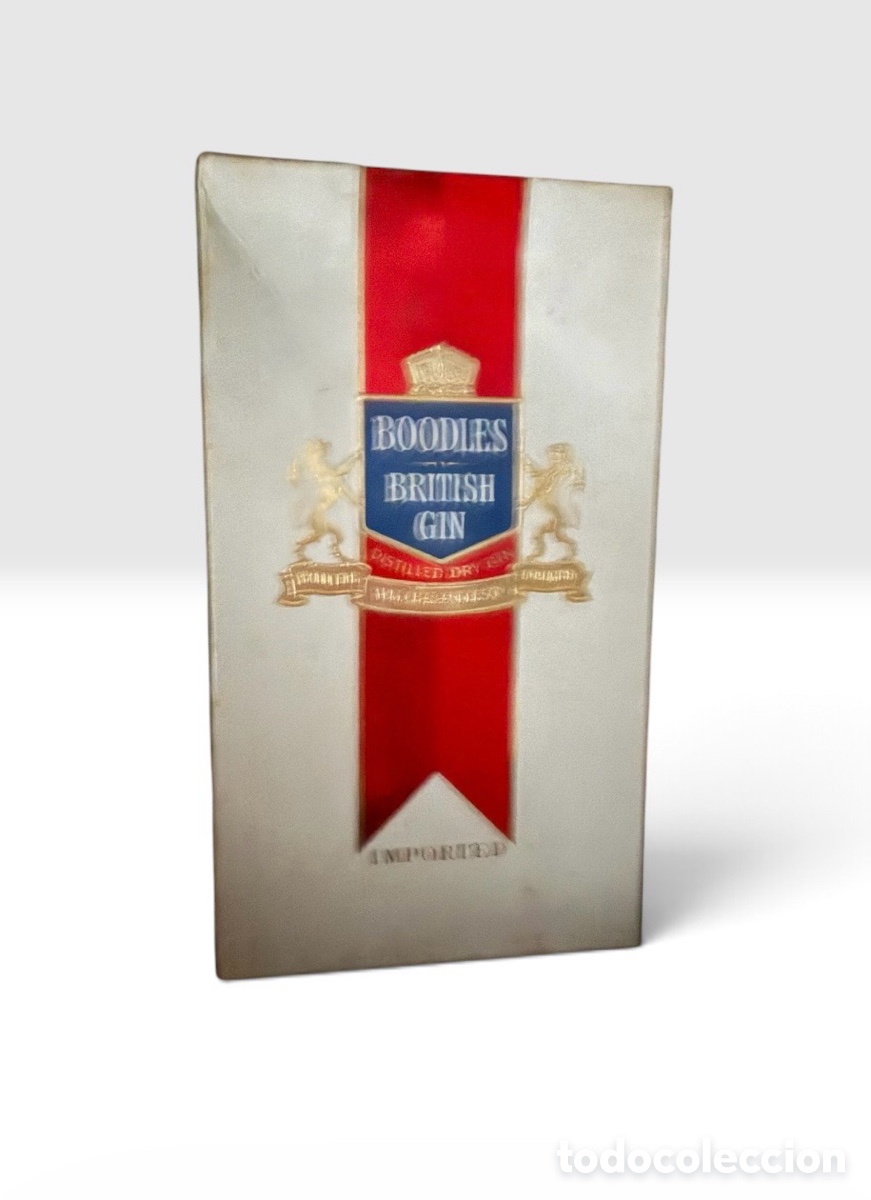 Ouvre-bouteilles et tire-bouchons &agrave; collectionner : BOTELLA BOODLES BRITISH GIN CON CAJA ORIGINAL Y SELLOS