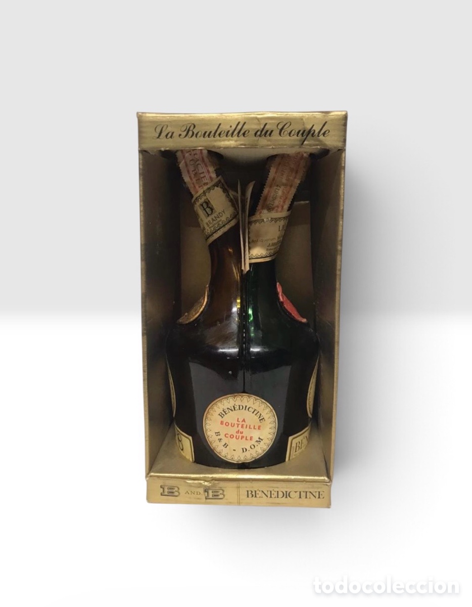 Abrebotellas y sacacorchos de colecci&oacute;n: Antigua botella de pareja benedictina/botella de colecci&oacute;n/licor/licor antiguo