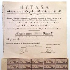 Coleccionismo Acciones Españolas: H. Y. T. A. S. A.. Lote 25088347