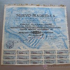 Coleccionismo Acciones Españolas: ACCIÓN NUEVO MADRID S.A. 1946