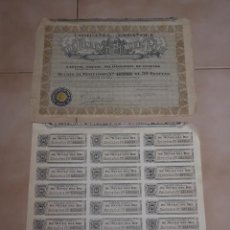 Coleccionismo Acciones Españolas: ANTIGUA ACCION DE COMPAÑIA ESPAÑOLA DE MINAS DEL RIF, 1935. Lote 48692364