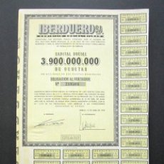Coleccionismo Acciones Españolas: OBLIGACIÓN IBERDUERO S.A. BILBAO, 1958. . Lote 147039850