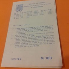 Coleccionismo Acciones Españolas: DOCUMENTO DE GIRO POSTAL AÑOS 50. Lote 301114333