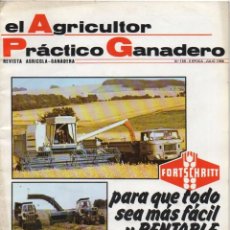 Coleccionismo Acciones Españolas: EL AGRICULTOR PRÁCTICO GANADERO Nº159 1986