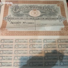 Coleccionismo Acciones Españolas: ACCIÓN- COMPAÑÍA MINERA DE LINARES - 1919 -