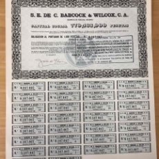 Coleccionismo Acciones Españolas: OBLIGACION BABCOCK & WILCOX. BILBAO, 26 DE ABRIL DE 1971