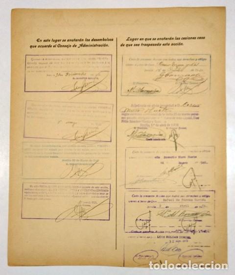 Coleccionismo acciones espa&ntilde;olas: UNI&Oacute;N GANADERA - Foto 2