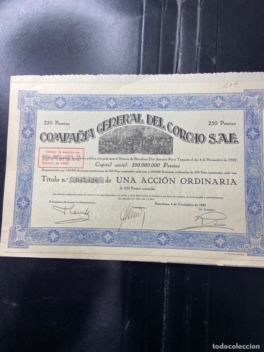 Coleccionismo acciones espa&ntilde;olas: Compa&ntilde;&iacute;a General del Gorcho . - Foto 1
