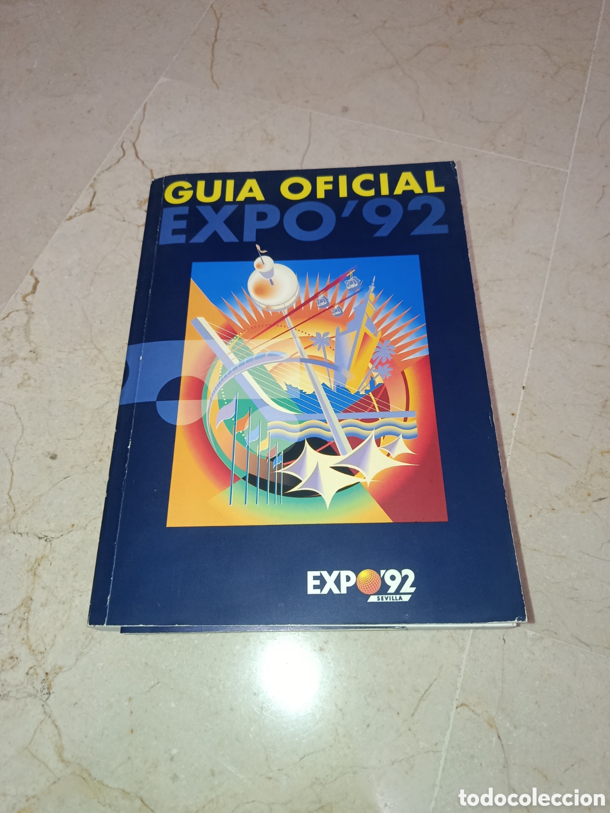 Coleccionismo Acciones Espa&ntilde;olas: GUIA EXPO 92 CON FOLLETOS