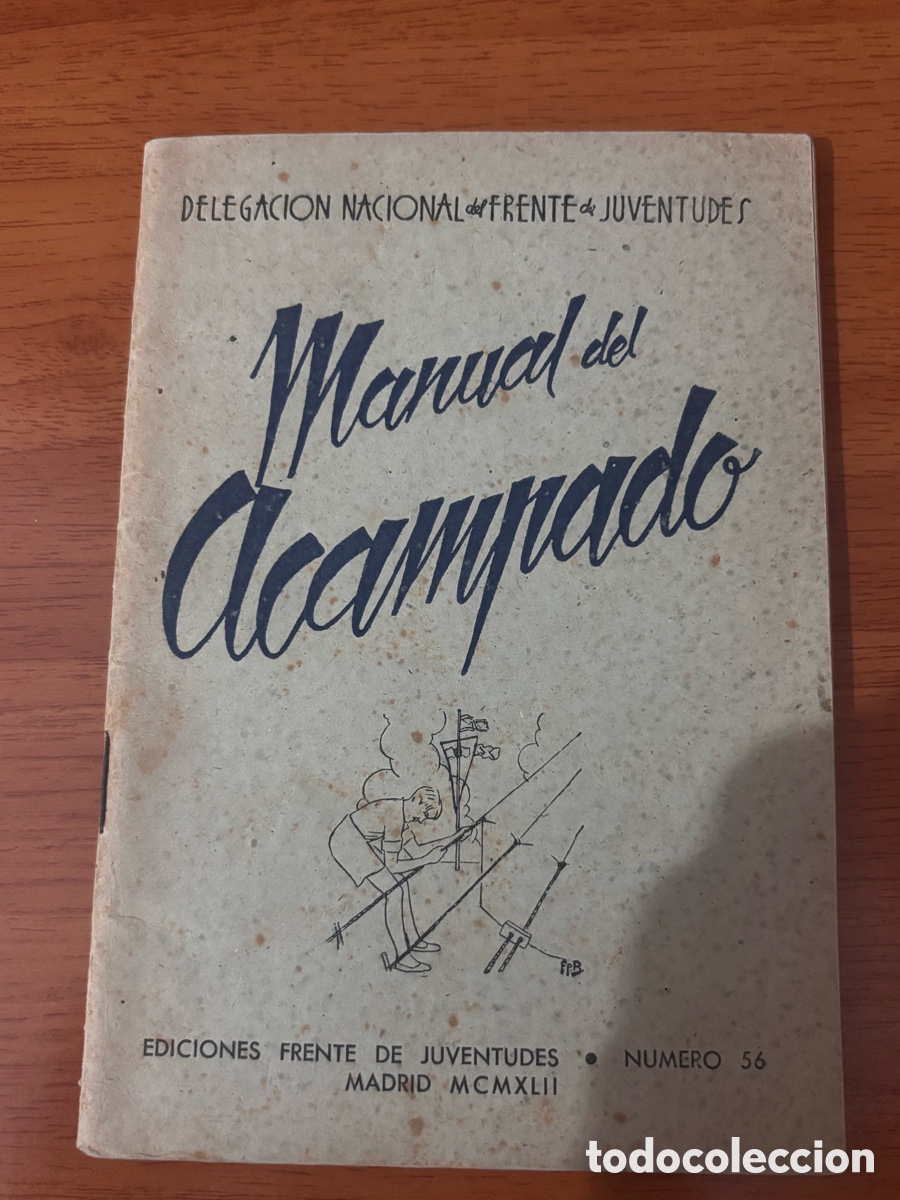 Coleccionismo Acciones Espa&ntilde;olas: Manual del acampado-delegaci&oacute;n Nacional