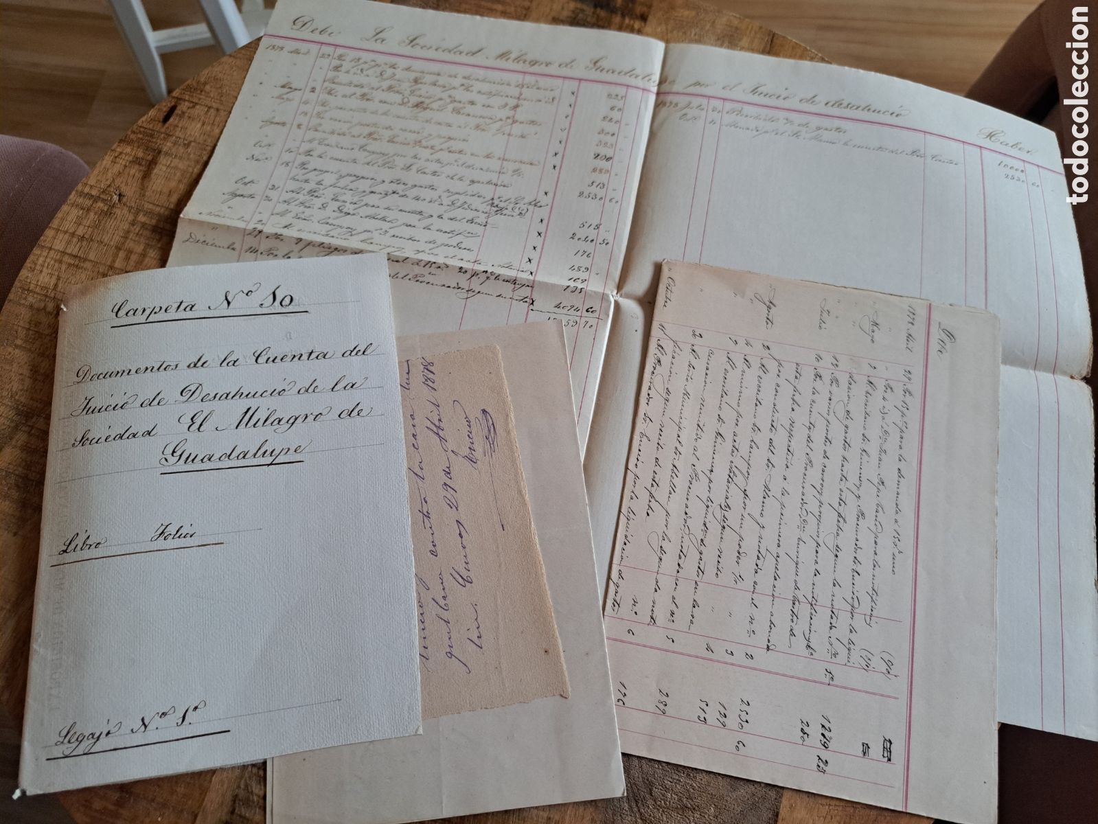 Collezionismo Azioni Spagnole: Jml Lote Documentos manuscritos Cartas Jos&eacute; Piqueras Desaucio mina M Guadalupe Herrer&iacute;as Cuevas 1878