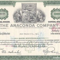 Coleccionismo Acciones Extranjeras: THE ANACONDA COMPANY, 1968